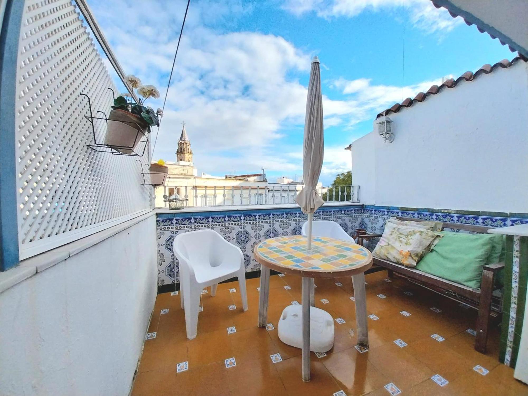 Top Atico Estudio Plaza Del Arenal - Terraza Con Vistas 赫雷斯 外观 照片